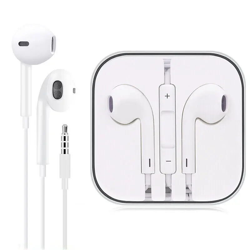 EarPods Headphones with 3.5mm Plug Microphone with Built-in Remote to Control Music Phone Call and Volume Wired Earbud for apple