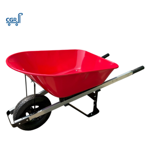 <span class=keywords><strong>Brouette</strong></span> en acier robuste à grande capacité avec 1 ou <span class=keywords><strong>2</strong></span> <span class=keywords><strong>roues</strong></span> pneumatiques, manuelle, facile à assembler, <span class=keywords><strong>pour</strong></span> le transport industriel - Product Image 2