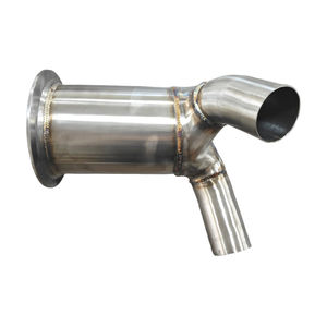 Knalpot baja tahan karat Downpipe untuk Audi A6 A7 C8 3.0T Downpipe balap - Product Image 4