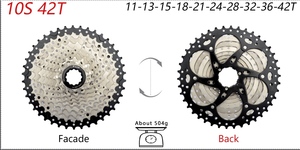 Casete <span class=keywords><strong>MTB</strong></span> de 10 Velocidades 11-46, Piñón <span class=keywords><strong>10v</strong></span> 11-46T, Relación Amplia, Rueda Libre para Bicicleta de Montaña 10s M590 M6000 M610 M780 X7, Pieza de <span class=keywords><strong>MTB</strong></span> - Product Image 2