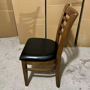 Modern Windsor yemek sandalyesi katı ahşap restoran oturma odası için yatak odası mobilyası açık kullanım kahve dükkanı - Product Image 4