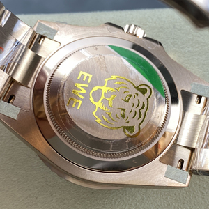 Montre de voyage pour hommes à double fuseau horaire automatique avec lunette noire marron et or rose 2025 Nouvelle montre de sport de créateur - Product Image 4