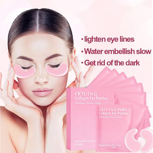 Patchs pour les yeux au collagène Cktuing, 8 paires, lissage, raffermissement, lifting instantané des yeux - Product Image 1