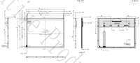 شاشة TMK TFT LCD مقاس 12.1 بوصة قابلة للقراءة تحت أشعة الشمس بدقة 1024x768 XGA IPS وسطوع عالي 1000 نيت مع إضاءة خلفية LED وواجهة LVDS بـ 20 دبوس