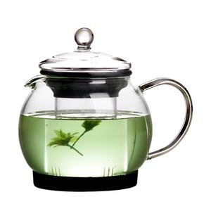 <span class=keywords><strong>Théière</strong></span> en verre <span class=keywords><strong>thermo</strong></span> d'<span class=keywords><strong>infuseur</strong></span> clair de résistance thermique de Borosilicate fait main classique - Product Image 1