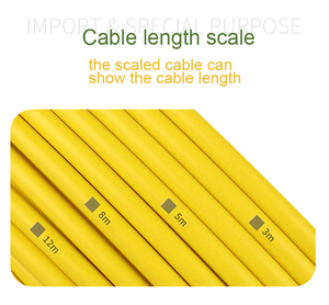 Tige de poussée pour tête de caméra 17 mm, câble étanche 20 m pour vision nocturne DVR et carte SD, moniteur LCD TFT 7 pouces, OEM/ODM, utilisé pour l'inspection de forages - Product Image 4