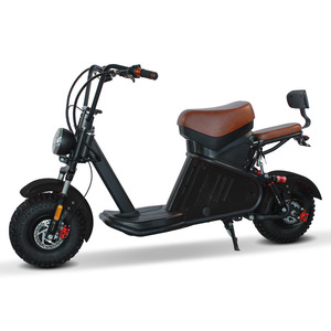 Scooter Eléctrico de 800W 48V12AH con Neumáticos Anchos, Motor sin Escobillas, Iluminación LED, Impermeable, Scooter de Dos Ruedas para Adultos - Product Image 3