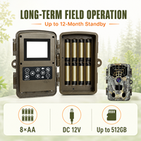 Caméra de chasse 36MP 2.7K à déclenchement rapide 0.3s, détection 21m, IR 940nm sans flash, étanche IP66, écran TFT 2.0" – Vente directe usine