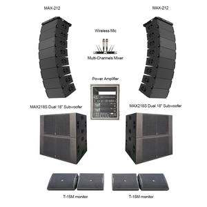 라이브 이벤트 및 프리젠테이션을 위한 방송 및 강의실 전문 액티브 라인 어레이 스피커 - Product Image 3