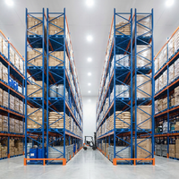 Étagère de stockage industrielle en acier Q235B pour entrepôts e-commerce, capacité de charge de 1000 à 4000 kg