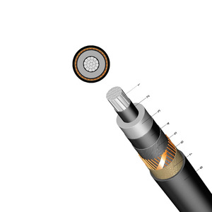 Câble <span class=keywords><strong>HTA</strong></span> N2xsy 12 / 20kV 1x95 N2XSY Moyenne Tension 35mm 50mm 70mm 95mm 120mm Câble Électrique en Cuivre - Product Image 5