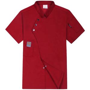 Oem logo <span class=keywords><strong>da</strong></span> uomo personalizzato cucina unisex <span class=keywords><strong>da</strong></span> <span class=keywords><strong>donna</strong></span> catering ristorante manica lunga/corta cooking uniforme <span class=keywords><strong>da</strong></span> <span class=keywords><strong>cuoco</strong></span> giacca <span class=keywords><strong>da</strong></span> chef - Product Image 3