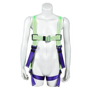 Harnais de sécurité intégral en polyester réfléchissant européen avec double protection dorsale, produit de protection contre les chutes - Product Image 1