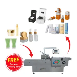 Automatic Facial Mask Carton Box Cartoning Cartoner Machine For Sachet Card Package Cosmetic Tube Cosmetic Bottle