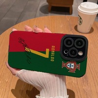 No. 7 Football Team 3D Téléphone étui pour iphone 11 Pro Max 12 13 14 15 16 Plus PC Matériel Protection Antichoc