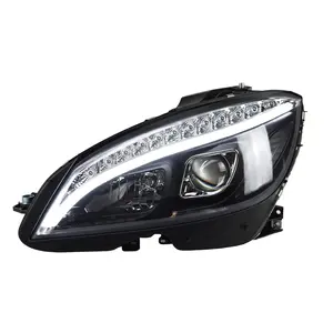 AKD רכב סטיילינג ראש מנורת עבור W204 LED פנס 2007-2010 פנסים עבור C200 C300 Bi קסנון Hid DRL דינמי אות