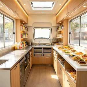 Camions de nourriture mobiles personnalisables, y compris des camions de jus de noix de <span class=keywords><strong>coco</strong></span>, de pizzas et de café ; Camions de nourriture multifonctionnels. - Product Image 3