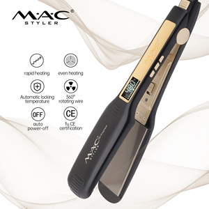 เครื่องหนีบผมเซรามิคแบบมืออาชีพ 450 องศา แผ่นกว้าง พร้อมระบบไอออนิก - Product Image 1