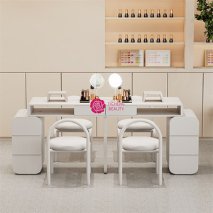 Yicheng Beauté Moderne Luxe <span class=keywords><strong>Manucure</strong></span> Table Chaise Blanc Ongles Salon Moderne <span class=keywords><strong>Manucure</strong></span> Table <span class=keywords><strong>Avec</strong></span> <span class=keywords><strong>Aspirateur</strong></span> à Vendre - Product Image 4
