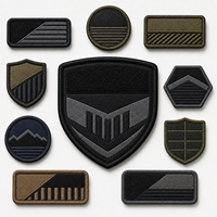 Badge brodé personnalisé éco-responsable à scratch (autocollant) motif fleur/cœur pour chapeaux, sacs à dos, vêtements de travail - Réutilisable, faible MOQ, direct usine
