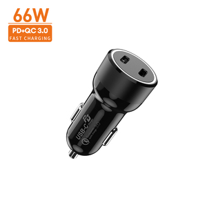 <span class=keywords><strong>Chargeur</strong></span> de voiture 30W 66W vendant beaucoup de chargeurs rapides de voiture Qc3.0 de téléphone intelligent double USB + PD charge rapide de voiture usb + Type-C - Product Image 6