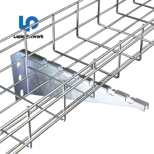 Ningbo Lepipn Hot Sell Wire Mesh Cable Tray High Quality Stainless Steel Ss Cable Tray Wire Mesh Cable Basket Manufacturer
