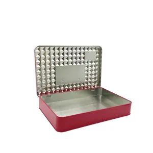 Wholesale High Quality Tin Box With Lid Large Rectangular Tin Containers