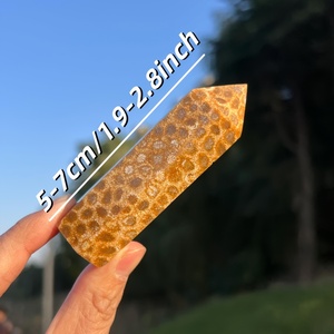 Torre de Cristal de Jade Coral Natural Pulido Estilo Bohemio al por Mayor para Decoración del Hogar Única y Regalos Festivos - Product Image 6