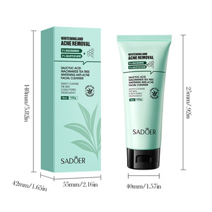 Vendita a caldo delicato olio idratante detergente che controlla lo sbiancamento dell'acido salicilico e l'acne rimuovendo il detergente per il viso 100g - Product Image 5