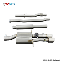 Système d'échappement Catback Valvetronic en acier inoxydable pour MINI Cooper R56 R57 R60 1.6 avec embout d'échappement