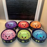 Jouet Squishies Halloween Vampire Dumpling à Rebond Lent Anti-Stress