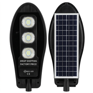 ไฟถนนพลังงานแสงอาทิตย์ LED 400W ABS IP67ติดผนัง6000K กลางวัน20000ชั่วโมง monocrystalline ซิลิคอนเซลล์แสงอาทิตย์ CE ระยะไกล - Product Image 1