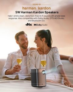 Proyector <span class=keywords><strong>XGIMI</strong></span> <span class=keywords><strong>Halo</strong></span>+ GTV 1080p FHD 700 ISO Lúmenes de Alto Brillo Sonido Harman Kardon Sistema Operativo Google TV - Product Image 4