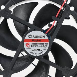 Ventilador Axial de Refrigeración SUNON HA60201V3-E00C-A99 Eléctrico OEM ODM 84.9*20.4mm 12VDC 0.34W 2300RPM 13CFM con Rodamiento Vapo para Gabinetes e Inversores - Product Image 6