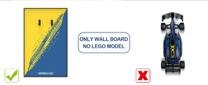 Marco de Fotos Acrílico 1:8 para Decoración de Sala de Estar o <span class=keywords><strong>Entrada</strong></span>, con Bloques de Construcción de Coche de Carreras con Luz, de Alta Definición - Product Image 4