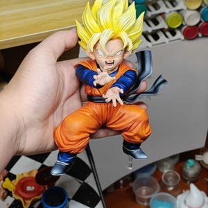 Figurines de collection Dragon Ball <span class=keywords><strong>Super</strong></span> <span class=keywords><strong>Saiyan</strong></span> Son Goten Kamehameha GK Trunks Fusion Special Move, modèle d'anime, cadeau décoratif - Product Image 2