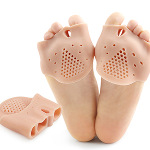 Penyangga Jari Kaki Tiga Lubang SEBS Berlubang Tebal, Korektor Bunion, Penyerap Guncangan, Bantalan Pijat Telapak Kaki Depan, Penyangga Jari Kaki - Product Image 5
