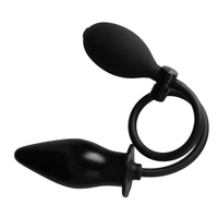 Balle anale gonflable de grande taille de haute qualité, dilatateur anal à pompe à air, extensible, sans vibromasseur, plug anal