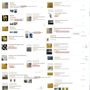 Grille de drainage en fibre de verre FRP noire pour plateforme et sol, moulée avec surface lisse/grossière - Product Image 4