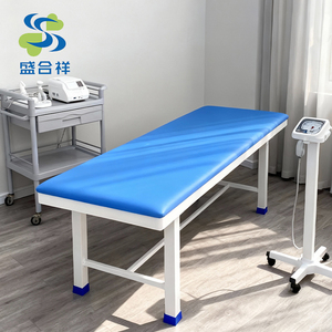 เตียงตรวจโรคแบบถอดประกอบได้พร้อมโครงเหล็กชุบสังกะสี โต๊ะตรวจผู้ป่วยแบบถอดประกอบได้สำหรับโรงพยาบาลและคลินิก - Product Image 5