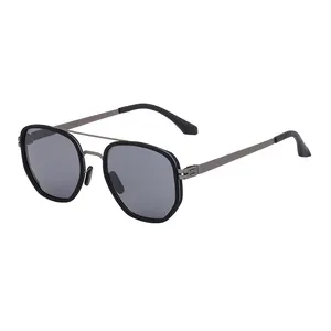 KAJILA 2024 High Quality Retro Vintage TR Frame Polarized Fishing Driving UV400 Protection Shades Sun Glasses Sunglasses for Men