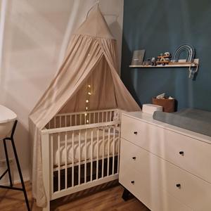 Children's Corner Reading <strong>Tent</strong> with Bed Canopy &amp; Mosquito Net for Home Decorative Purpose Fits Baby <strong>Crib</strong> - Product Image 4