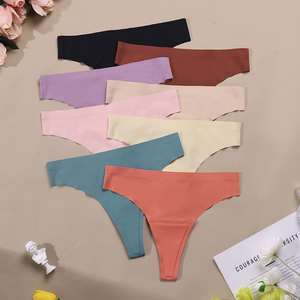 سراويل داخلية نسائية مخصصة بشعار خاص، ملابس داخلية نسائية مضادة لظهور خط الجمل، سراويل داخلية سلسة بدون خياطة - Product Image 2