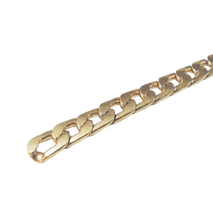 Correa de cadena plana para bolso, cadena de metal chapada en hierro de 8x12 mm para accesorios de bolsos de hombro - Product Image 5