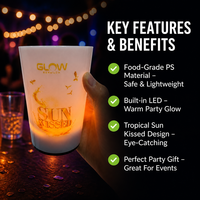 Lanière lumineuse en plastique avec logo personnalisé, gobelet LED lumineux activé par le liquide avec sangle, gobelet de 12/14/16 oz pour bar, décoration de fête