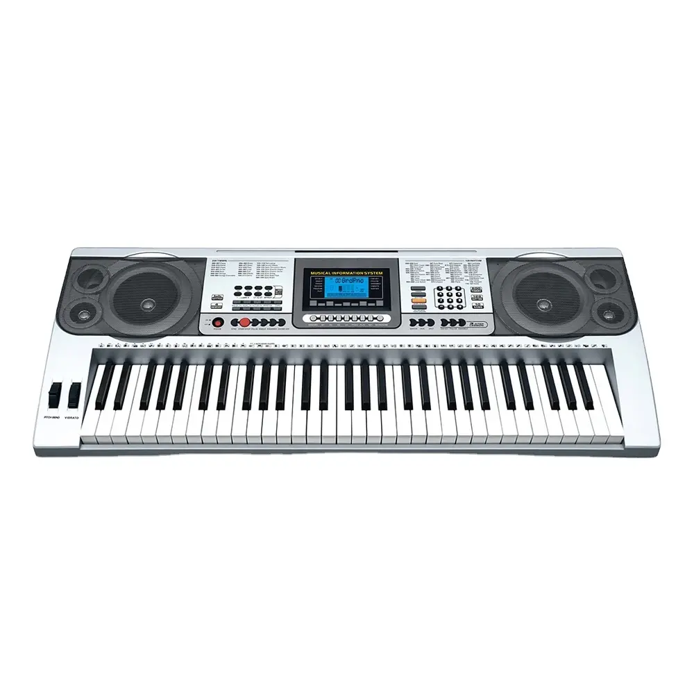 Ready to Ship 61 Keys Electric Piano Keyboard LCD Display Simulation Teclado Musical(EK61222)