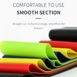 Logo personalizzato TPE/lattice riciclabile Loop Band Yoga palestra esercizio di resistenza in gomma allenamento terapeutico elastico Fitness - Product Image 6