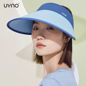 UVNO ยี่ห้อกีฬากลางแจ้งชายหาดวิ่งหมวกกอล์ฟหมวกผู้หญิงผู้ชายปรับกีฬา Sun Visor หมวก