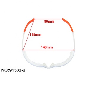 Lunettes de sécurité laser légères avec plaquettes nasales souples et embouts de branches souples, confortables pour le travail en laboratoire et la soudure, utilisation toute la journée, vente en gros OEM - Product Image 5