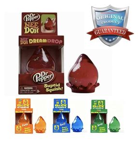 Jouet anti-stress en forme de goutte d'eau <span class=keywords><strong>rouge</strong></span>, orange, verte, bleue, en TPE, modèle Needohs Dr Pepper Dream Drop Squishy, livraison US en 3-7 jours, produit très demandé - Product Image 2